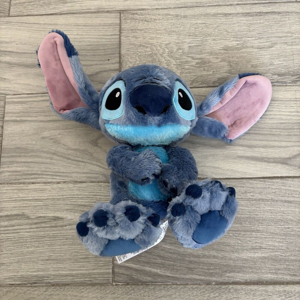 Disney Store Stitch Big Feet Foot Plush Stuffed Animal Lilo & Stitch 16"